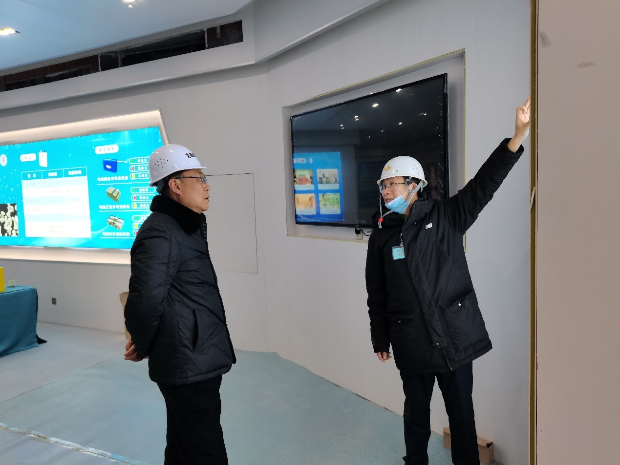 安陽市(shì)城(chéng)鄉(xiāng)一(yī)體(tǐ)化(huà)示範區(qū)副主任楊會(huì)範視(shì)察克能(néng)（2021年(nián)1月(yuè)6日(rì)）