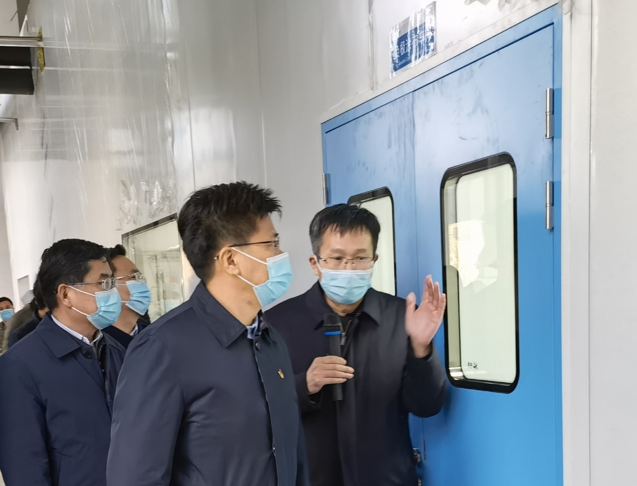 安陽市(shì)袁家(jiā)健市(shì)長(cháng)一(yī)行(xíng)視(shì)察克能(néng)新能(néng)源（2021年(nián)1月(yuè)28日(rì)）