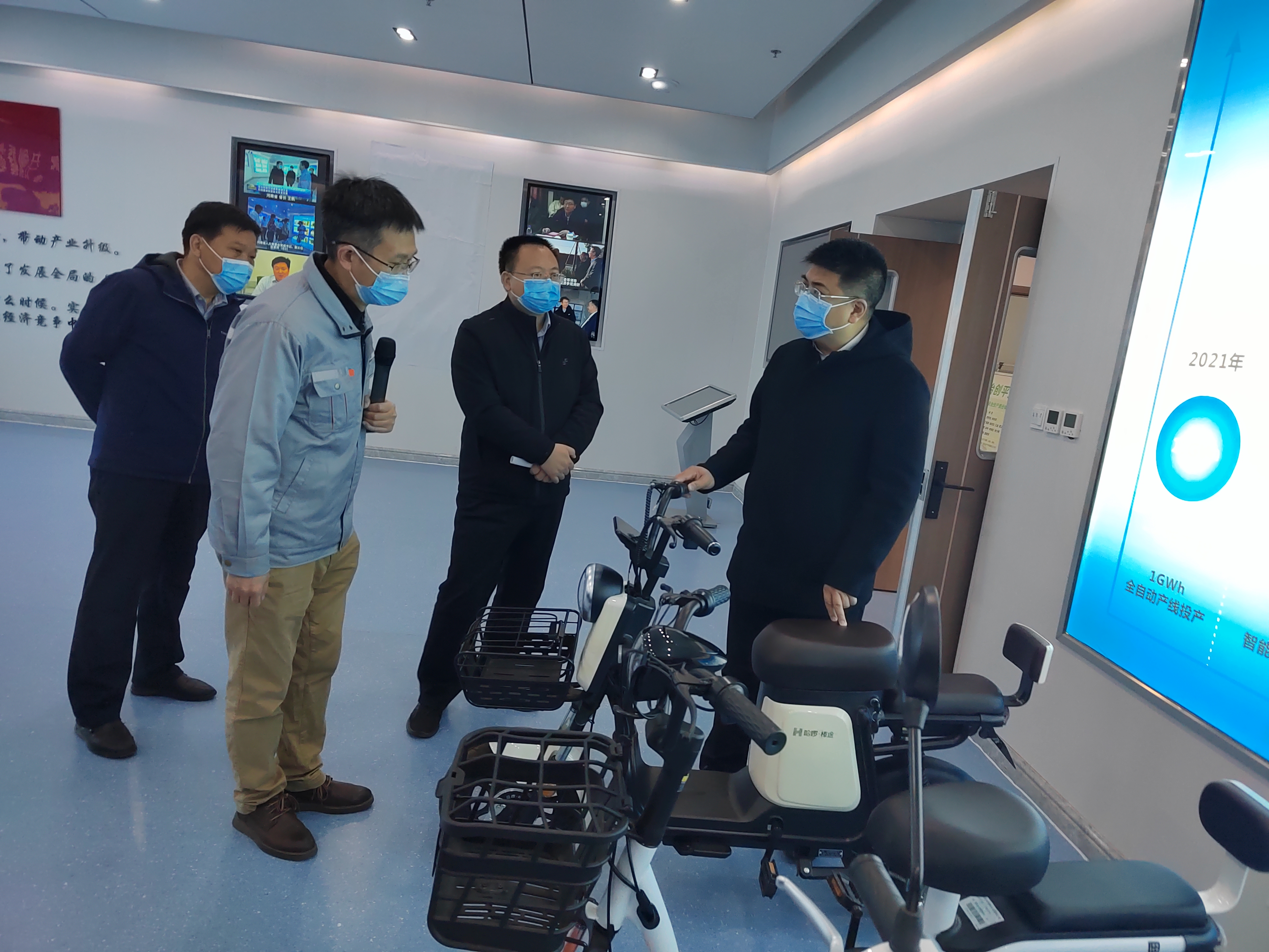 安陽市(shì)常務副市(shì)長(cháng)王樸到(dào)克能(néng)調研（2022年(nián)3月(yuè)24日(rì)）