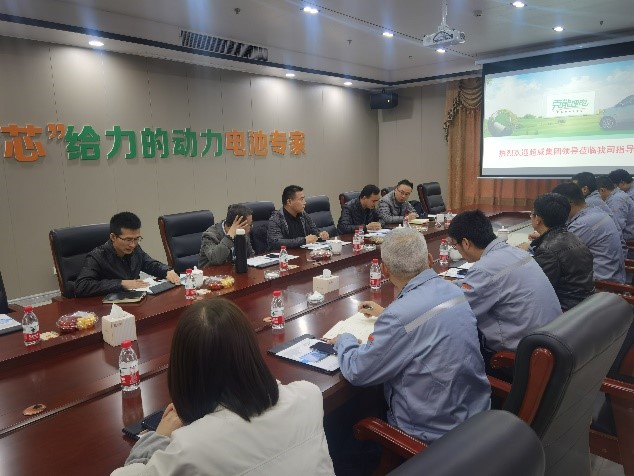 超威集團領導專家(jiā)一(yī)行(xíng)莅臨克能(néng)指導（2021年(nián)11月(yuè)13日(rì)）