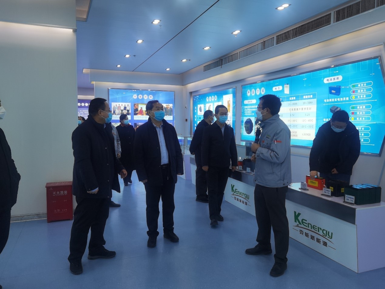 河(hé)南(nán)省财政廳副廳長(cháng)劉翔煜等“萬人(rén)助萬企”第五工(gōng)作(zuò)組領導莅臨克能(néng)調研（2022年(nián)2月(yuè)16日(rì)）