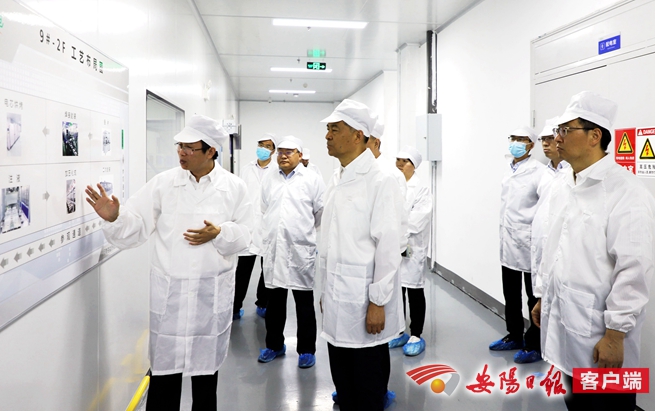 河(hé)南(nán)省人(rén)大(dà)常務副主任、安陽市(shì)委書(shū)記李公樂(yuè)到(dào)克能(néng)考察調研（2021年(nián)6月(yuè)30日(rì)）