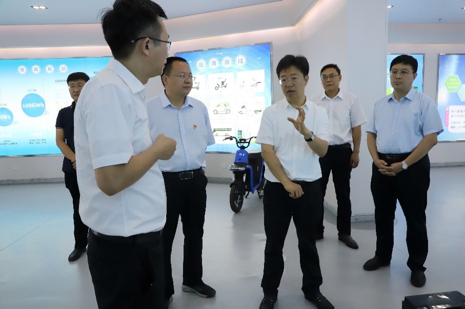 安陽市(shì)代市(shì)長(cháng)高(gāo)永一(yī)行(xíng)莅臨克能(néng)新能(néng)源調研（2021年(nián)7月(yuè)5日(rì)）