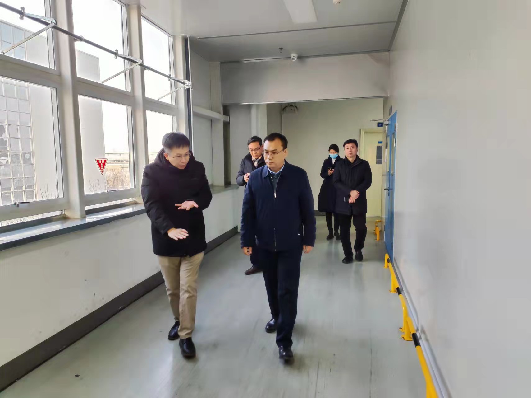 安陽市(shì)示範區(qū)管委會(huì)主任張志(zhì)紅(hóng)莅臨克能(néng)調研（2022年(nián)2月(yuè)20日(rì)）